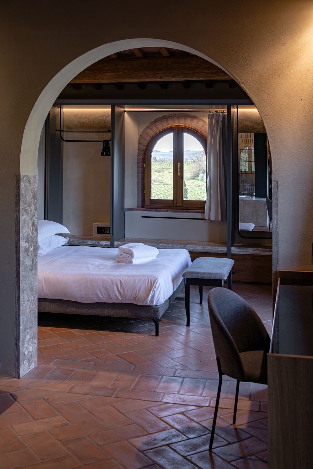 Ropa de cama de alta calidad y minibar 