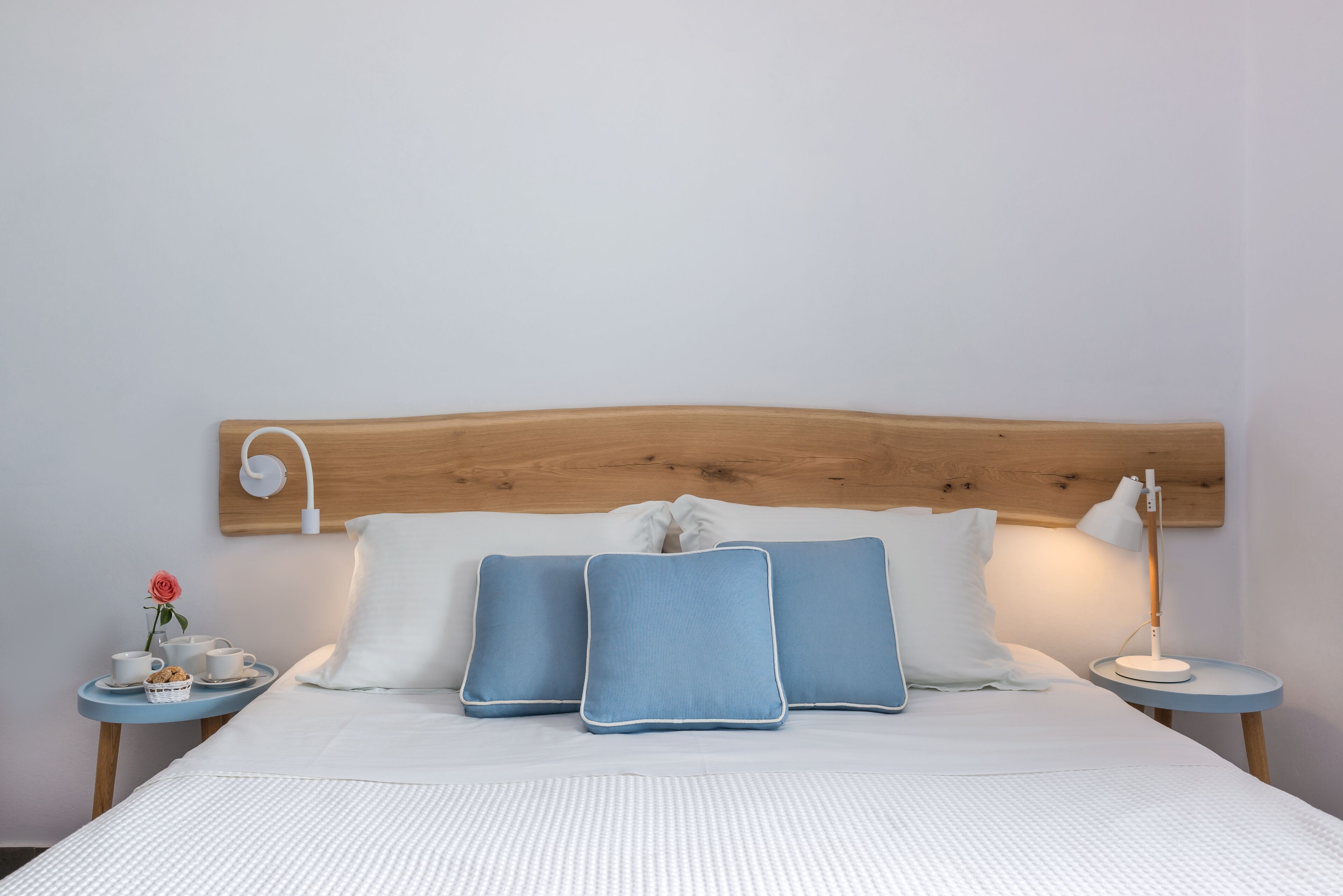 superior room (caldera view) | premium bedding, in-room safe, blackout curtains, iron/ironing board