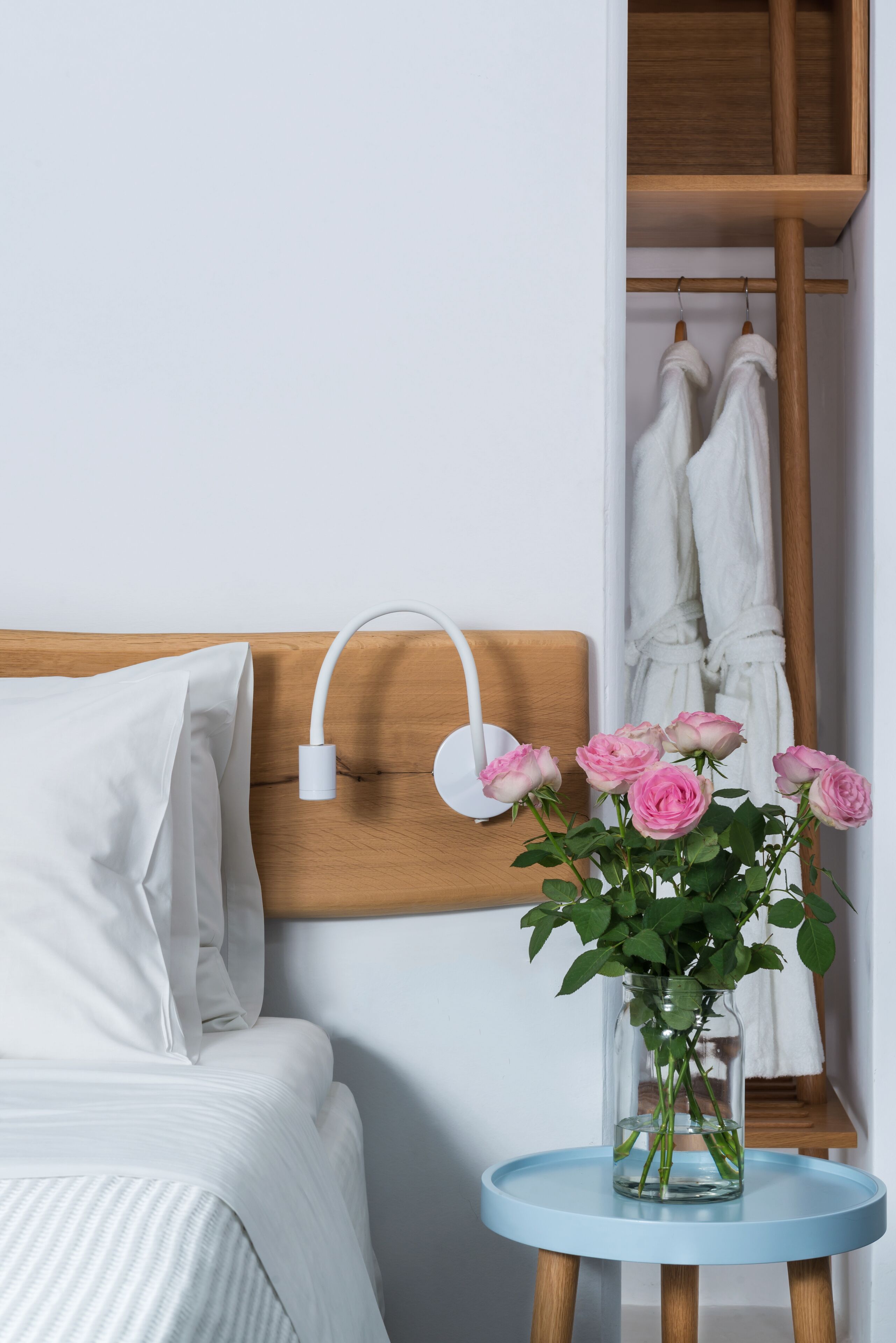 deluxe room (caldera view) | premium bedding, in-room safe, blackout curtains, iron/ironing board