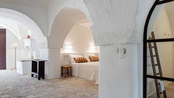 Deluxe-Suite, 1 Schlafzimmer | Bettwäsche aus ägyptischer Baumwolle, hochwertige Bettwaren