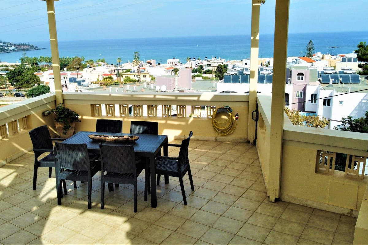 Family Suite, 1 Bedroom, Sea View (4 persons) | Terrace/patio