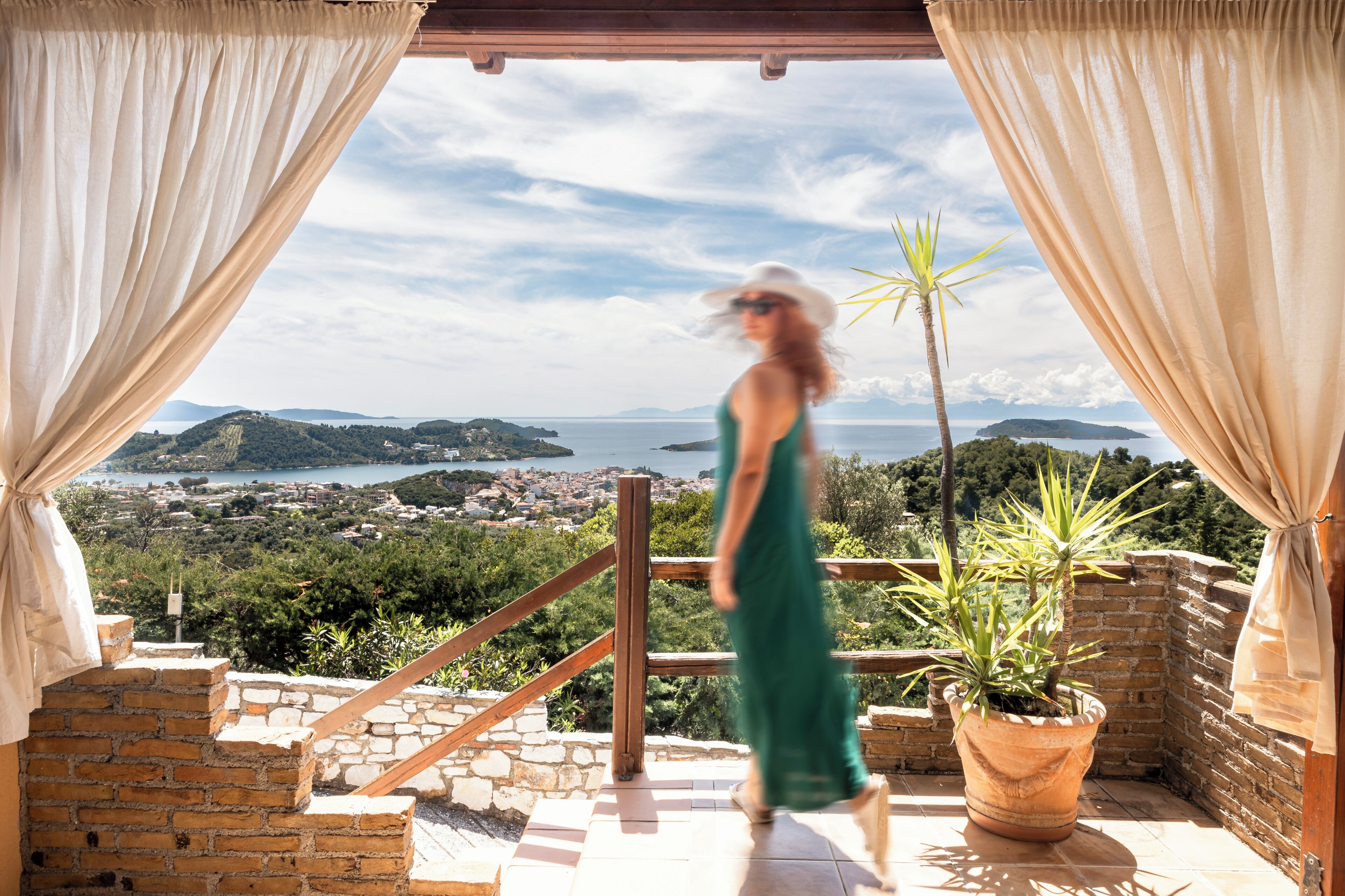 Suite Deluxe, 1 chambre, vue mer | Vue depuis le balcon