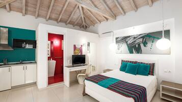 Studio | 1 bedroom, Egyptian cotton sheets, premium bedding, pillow-top beds