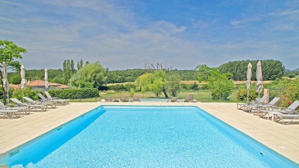 Pool - Hôtel La Bastide d'Iris (Vagnas)