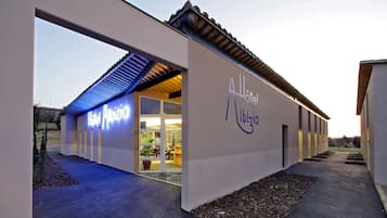 Front of property – evening/night