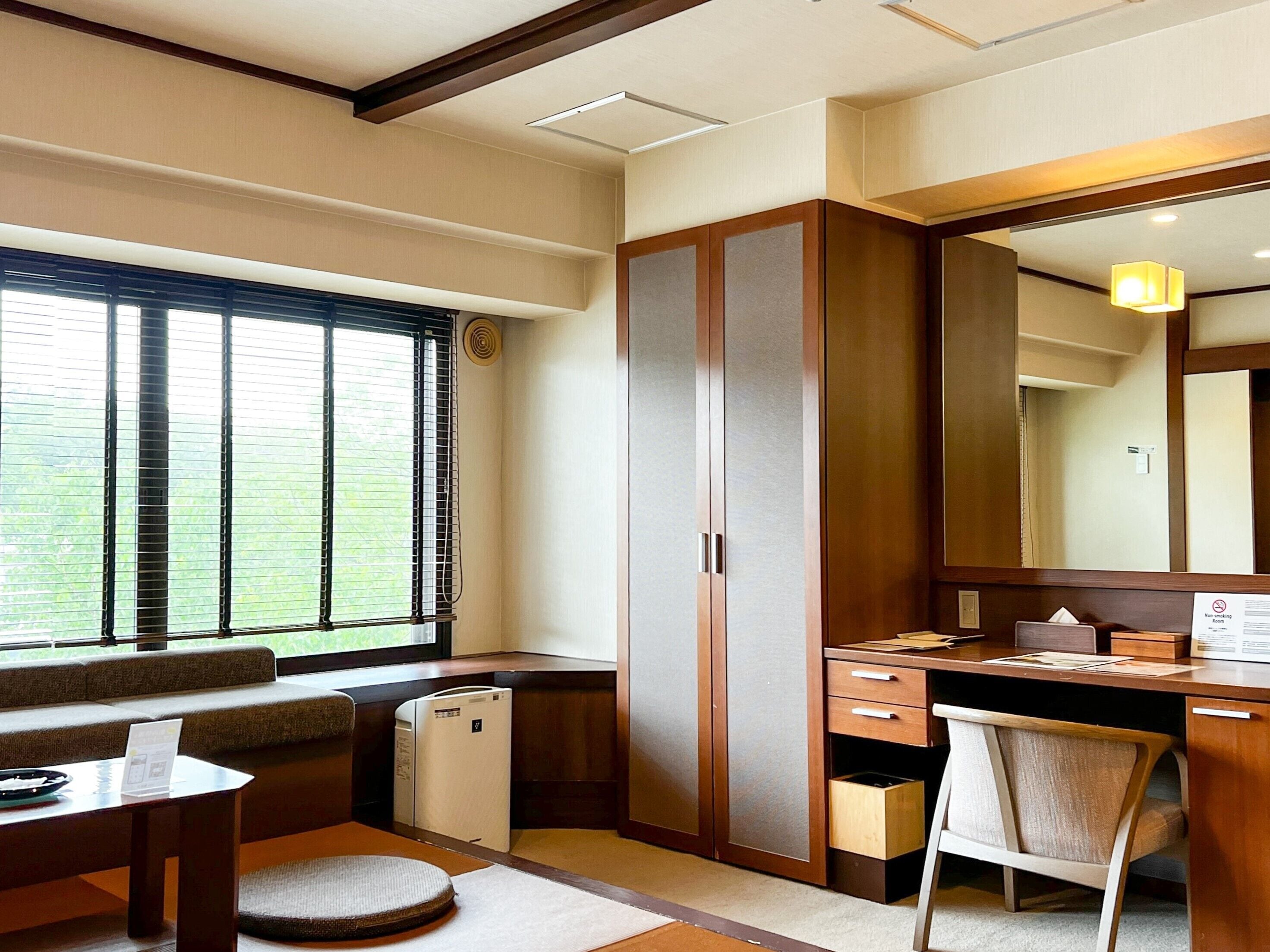 (komorebi)japanese & western room with shower booth, non-smoking | 1 bedroom, in-room safe, desk, free wifi