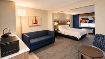 Suite, 1 King Bed, Accessible (Mobility, Accessible Tub) | Premium bedding, down duvets, pillow-top beds, in-room safe