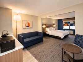 Suite, 1 King Bed, Accessible (Mobility, Accessible Tub) | Premium bedding, down comforters, pillowtop beds, in-room safe