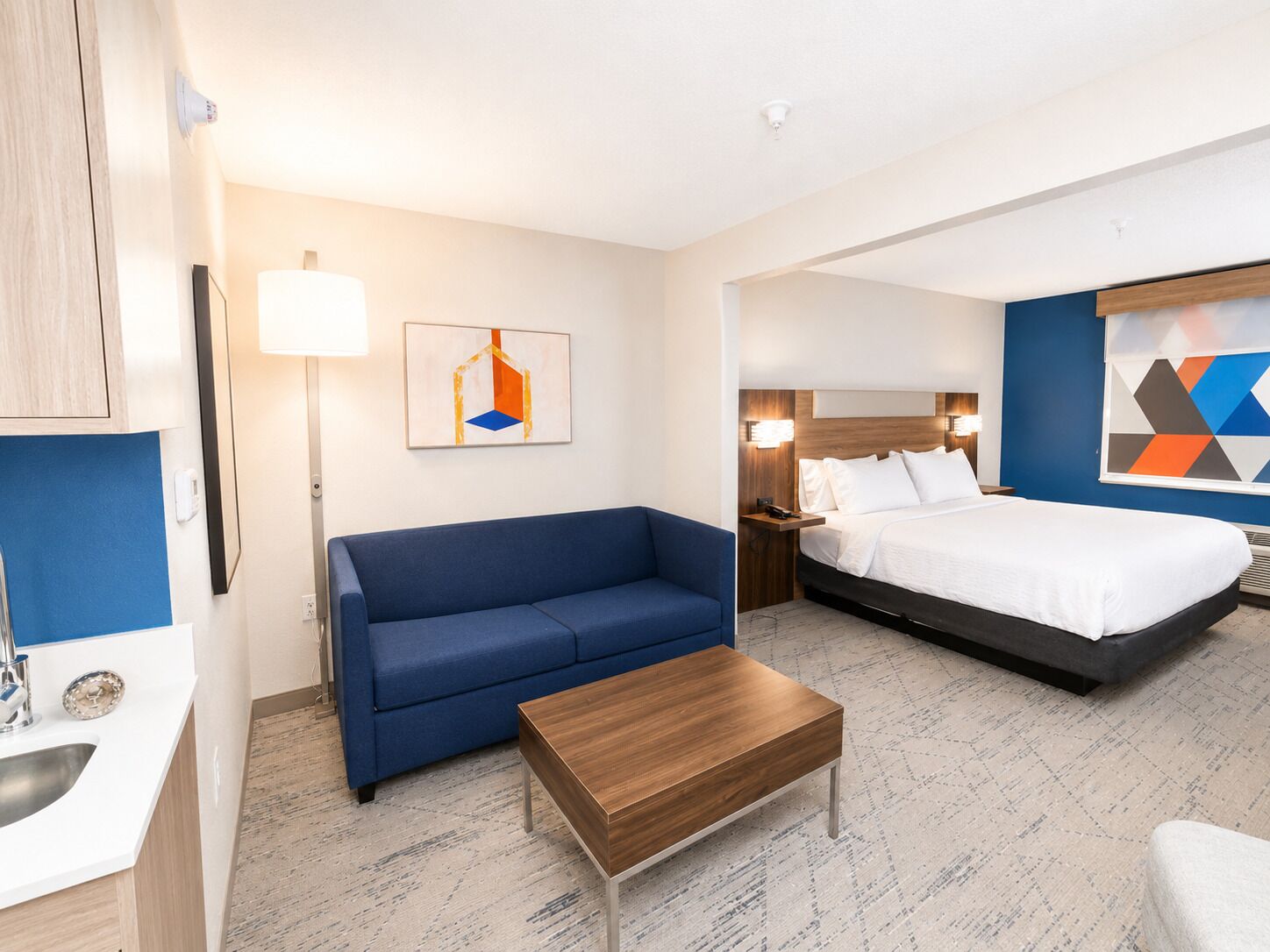 Premium bedding, down comforters, pillowtop beds, in-room safe