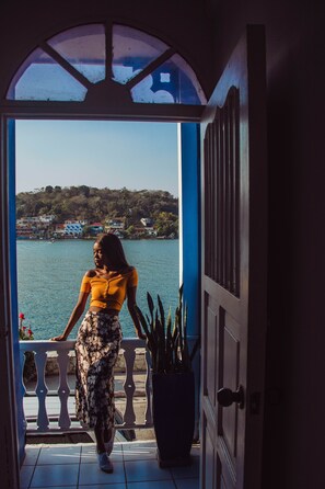 Uitzicht vanuit accommodatie