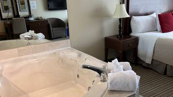 Premium bedding, blackout curtains, soundproofing, free WiFi