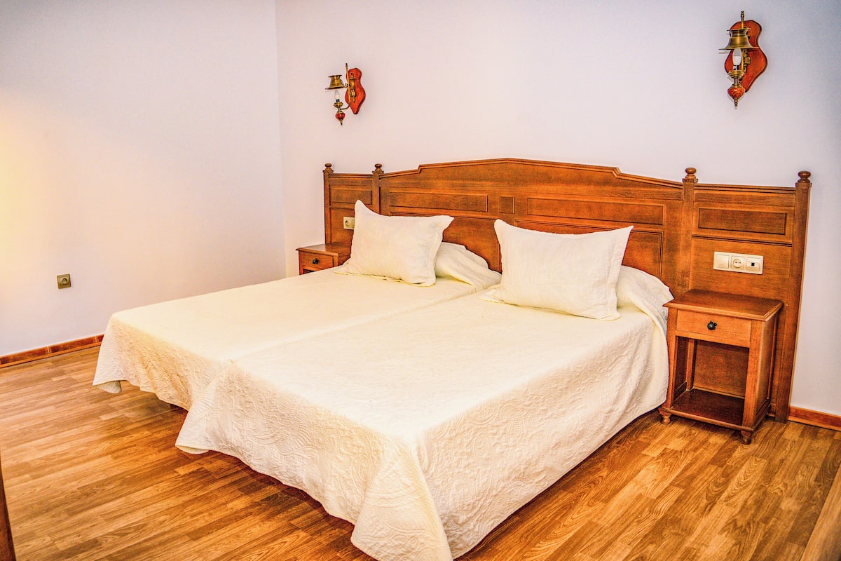 Basic Double Room | Premium bedding, down duvets, desk, blackout curtains