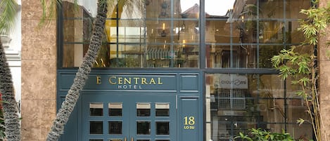 Façade de l’hébergement