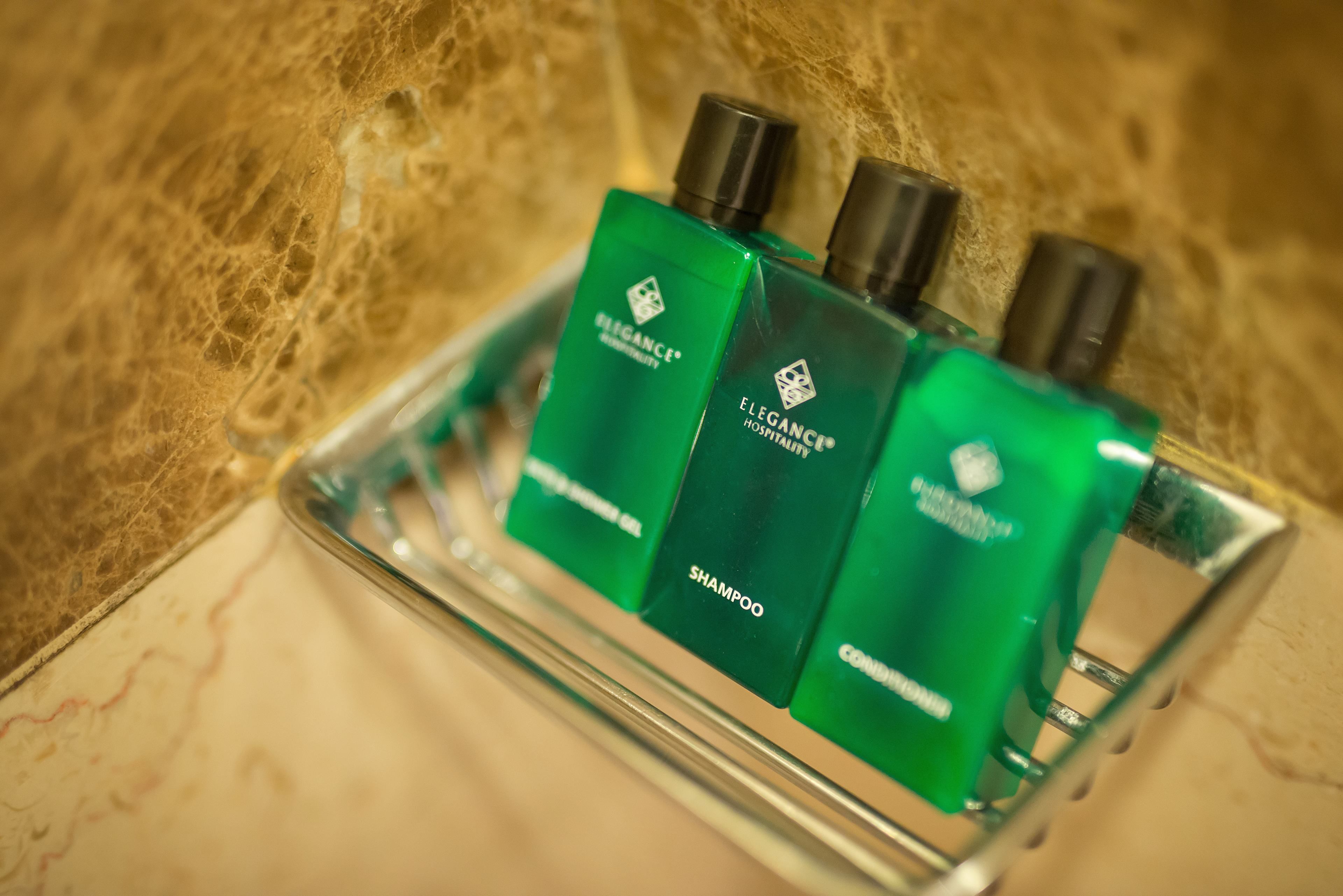 free toiletries, hair dryer, bathrobes, slippers