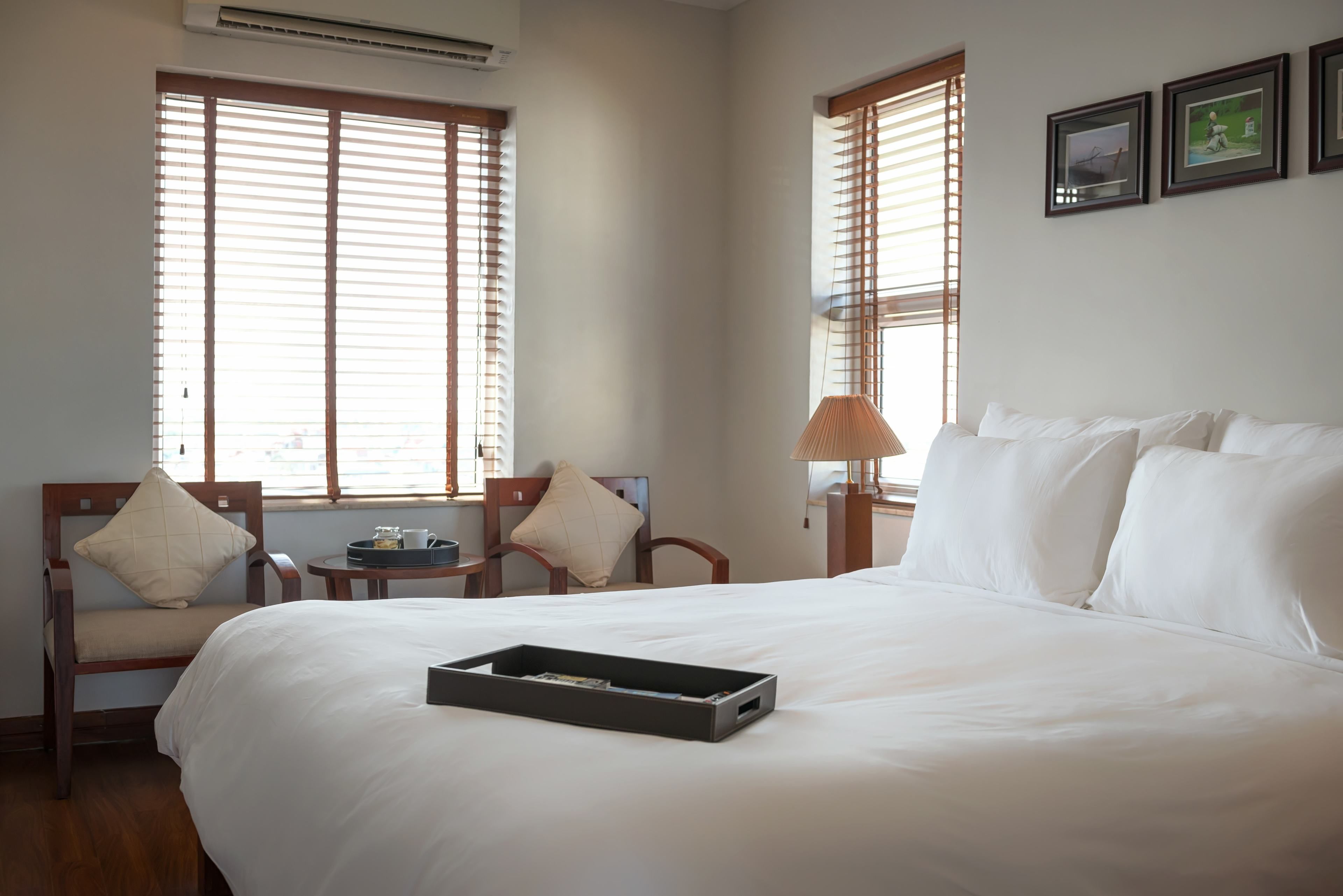 panoramic suite | premium bedding, memory-foam beds, minibar, desk