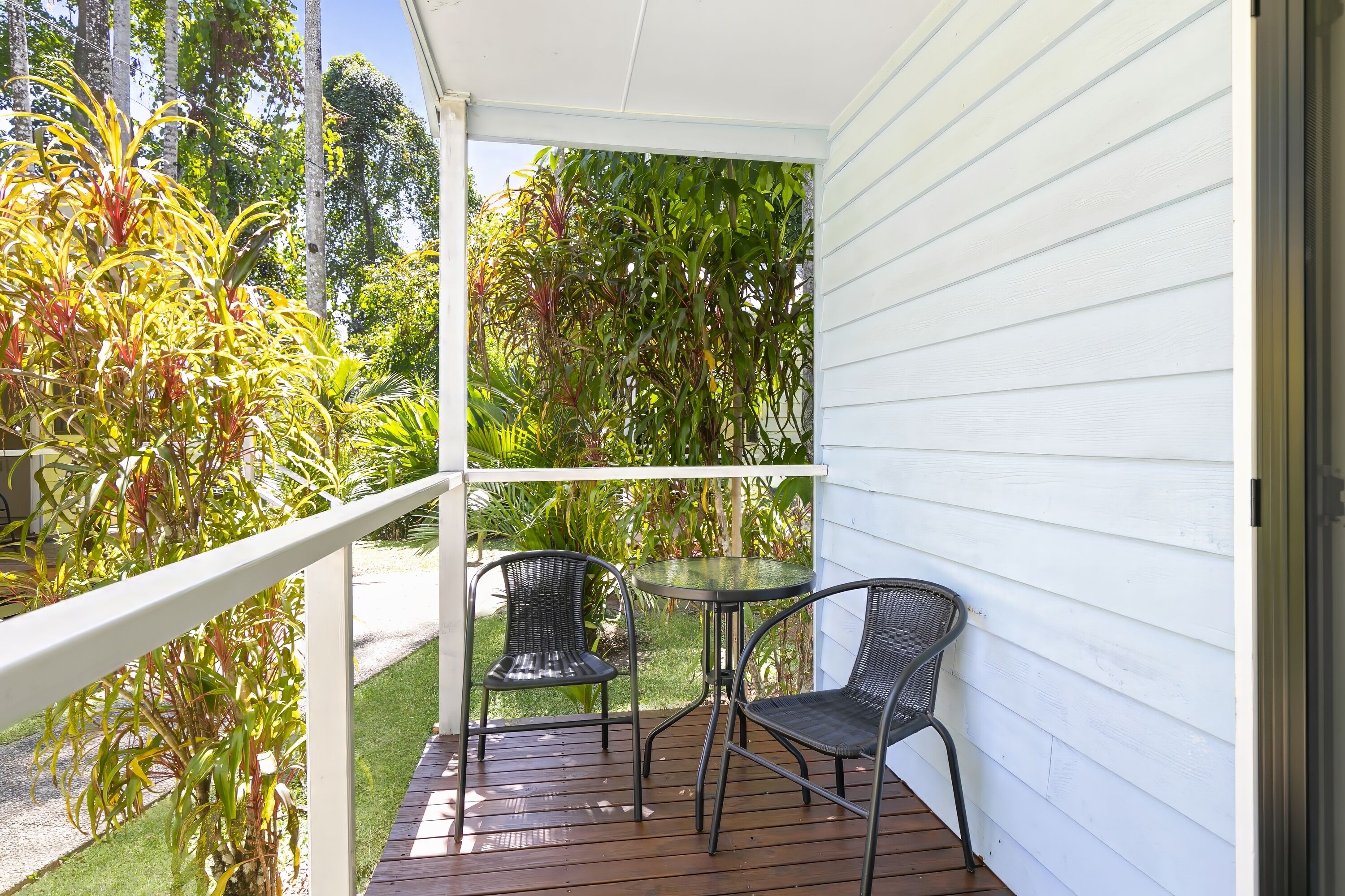 family villa with bunk beds | terrace/patio