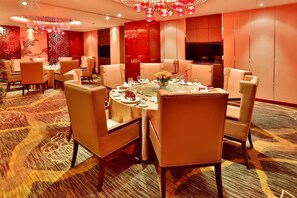 Frokost, lunsj og middag serveres