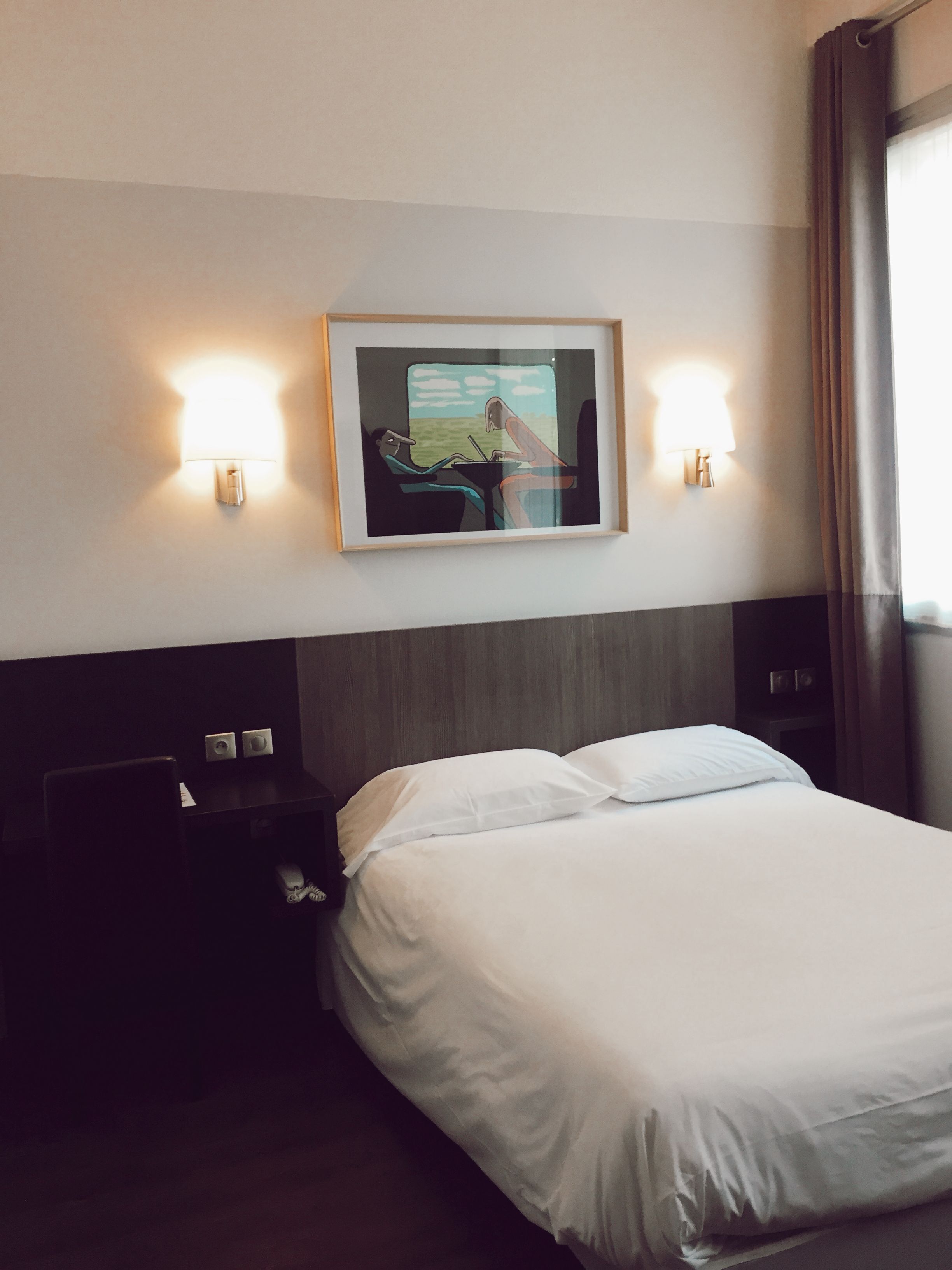 standard double room | premium bedding, desk, soundproofing, iron/ironing board