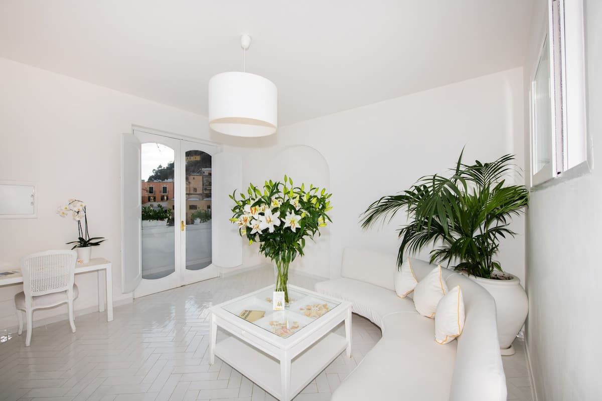 Apartment, Terrace, Sea View (200m Dependance) | Living area