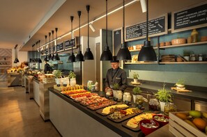 Breakfast, lunch, dinner served; Mediterranean cuisine, ocean views
