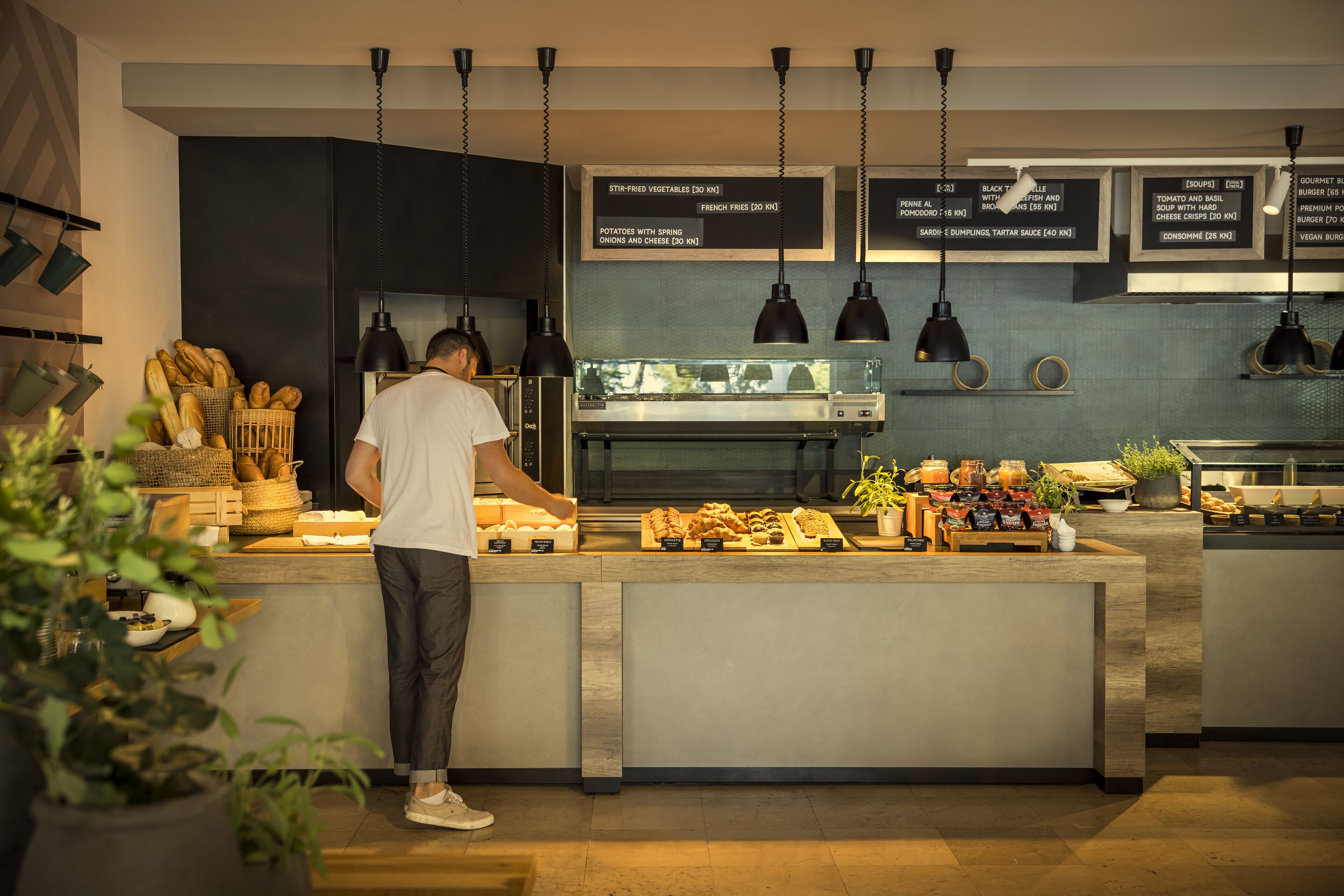 Desayuno estilo bufé