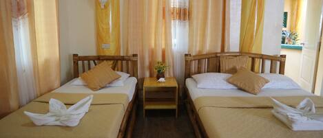 Individually decorated, individually furnished, blackout curtains