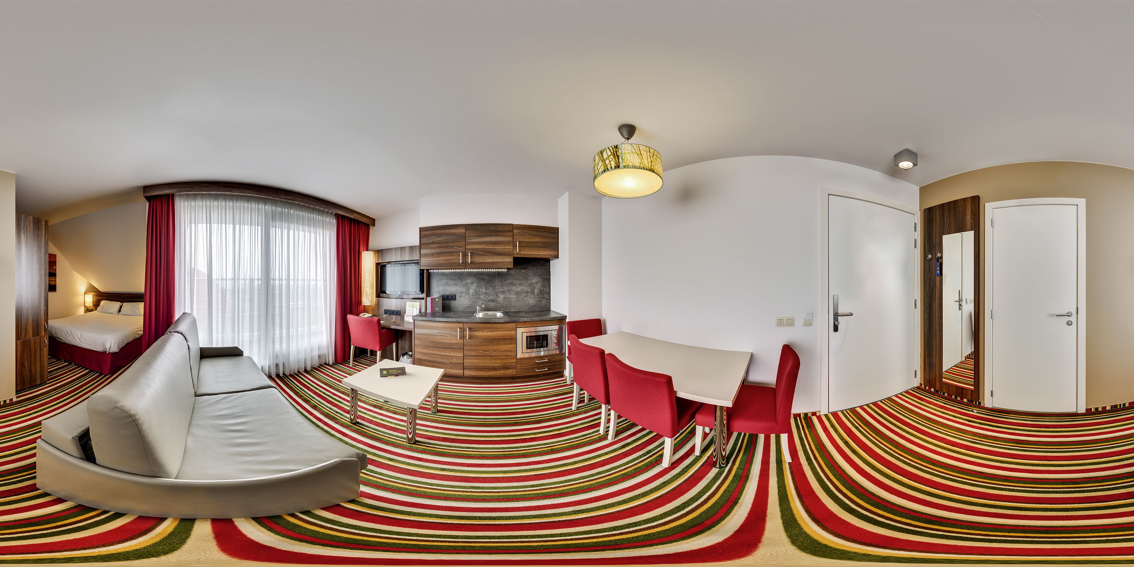 family room, balcony | in-room safe, desk, laptop workspace, blackout curtains