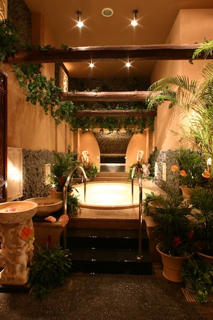 Sauna, hot tub, hot springs, body treatments, facials