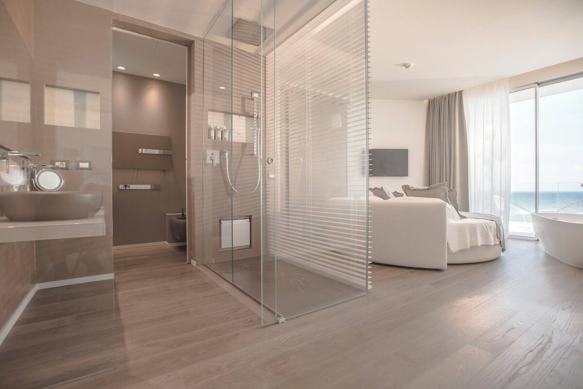 junior studio suite, sea view (occidente) | premium bedding, free minibar items, in-room safe, blackout curtains