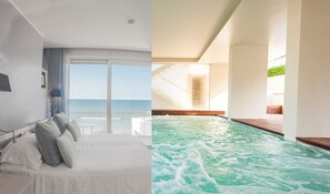 Double Room, Sea Facing | Premium bedding, free minibar items, in-room safe, blackout drapes