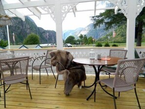 Breakfast, lunch, dinner served; Scandinavian cuisine, ocean views - Eidfjord Gjestgiveri (Eidfjord)