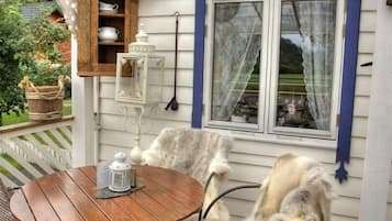 Blick von der Unterkunft