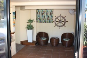 Lobby sitting area - Rose Bay Resort (Bowen)
