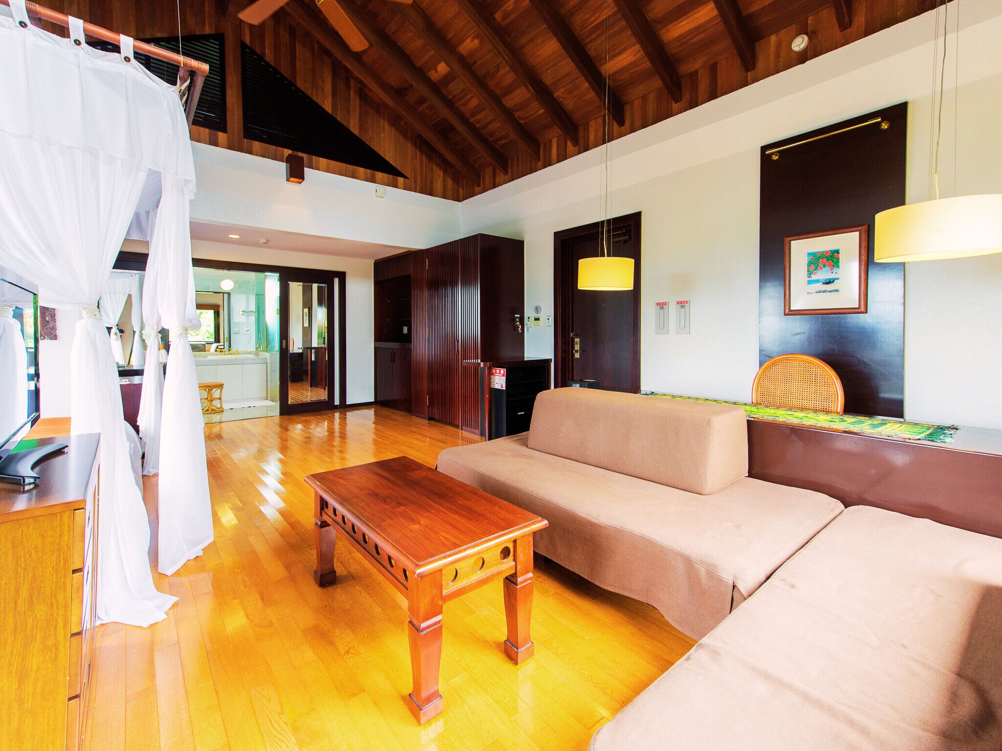 ocean villa, sea side, twin bed, with private terrace, non smoking | 1 bedroom, premium bedding, in-room safe, desk