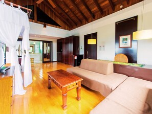 Ocean Villa, Sea Side, Twin Bed, with Private Terrace, Non Smoking | Premium bedding, in-room safe, desk, blackout drapes