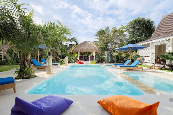 Casa de campo Prestigio, 1 cama Queen size, vista a la alberca (Suite) | Vista desde la habitación