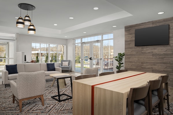 Sala de estar en el lobby