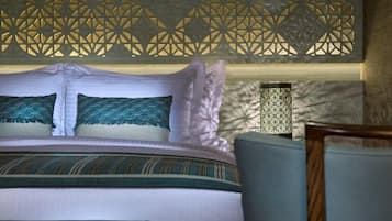 Sábanas de algodón egipcio, ropa de cama de alta calidad y minibar