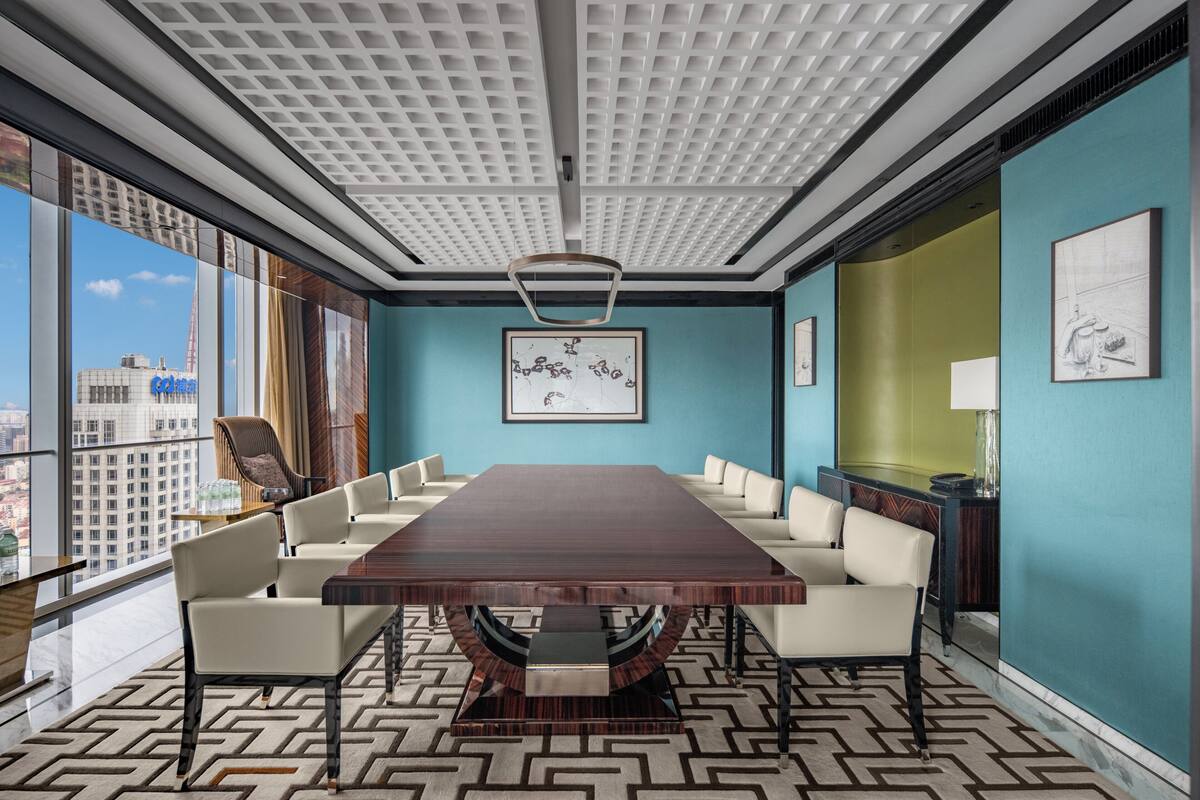 Presidential Suite, 3 Bedrooms (Pearl River View) | Premium bedding, down comforters, minibar, in-room safe