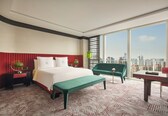 Premium bedding, down comforters, minibar, in-room safe