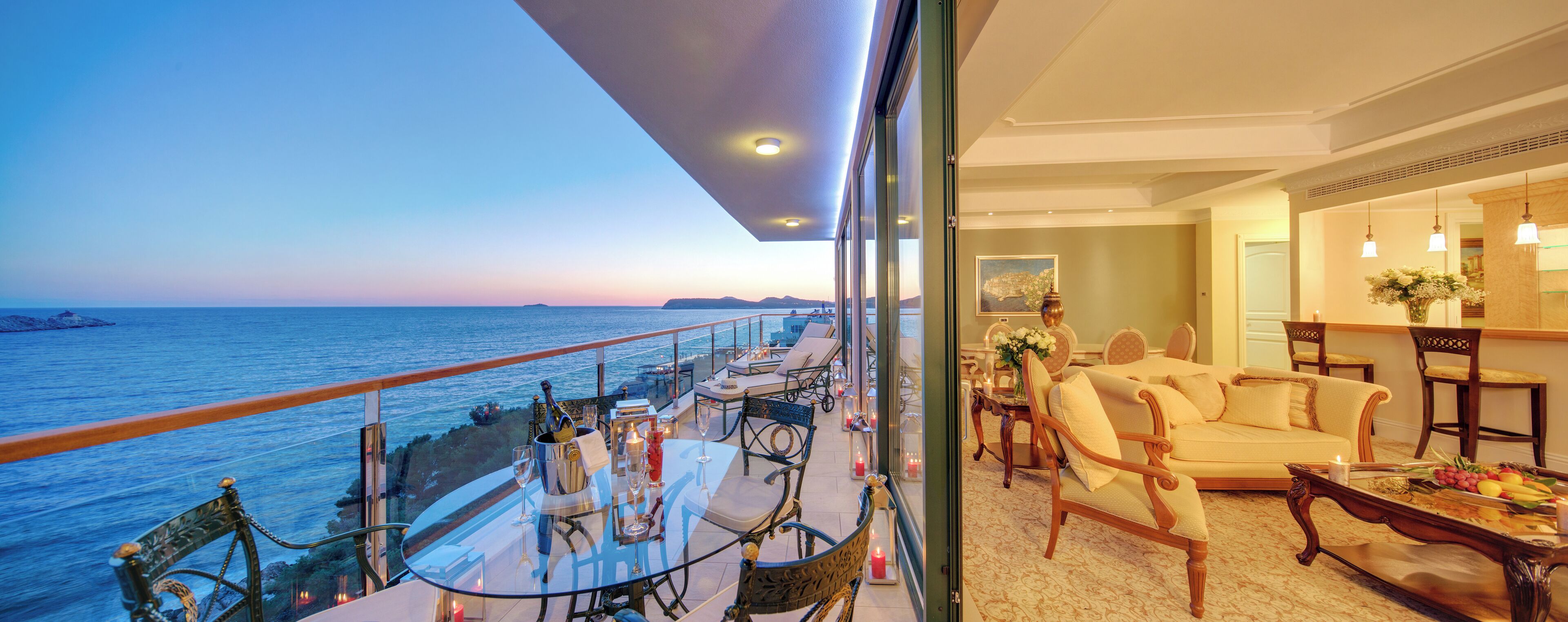 Vue depuis l’hébergement