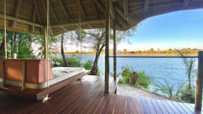 Terrace/patio - Ndhovu Safari Lodge - Campground (Mahango)