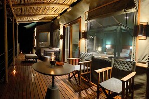Living area - Ndhovu Safari Lodge - Campground (Mahango)