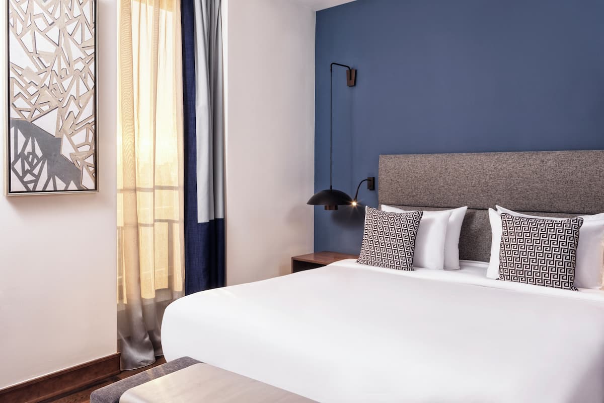 Minibar, in-room safe, desk, laptop workspace