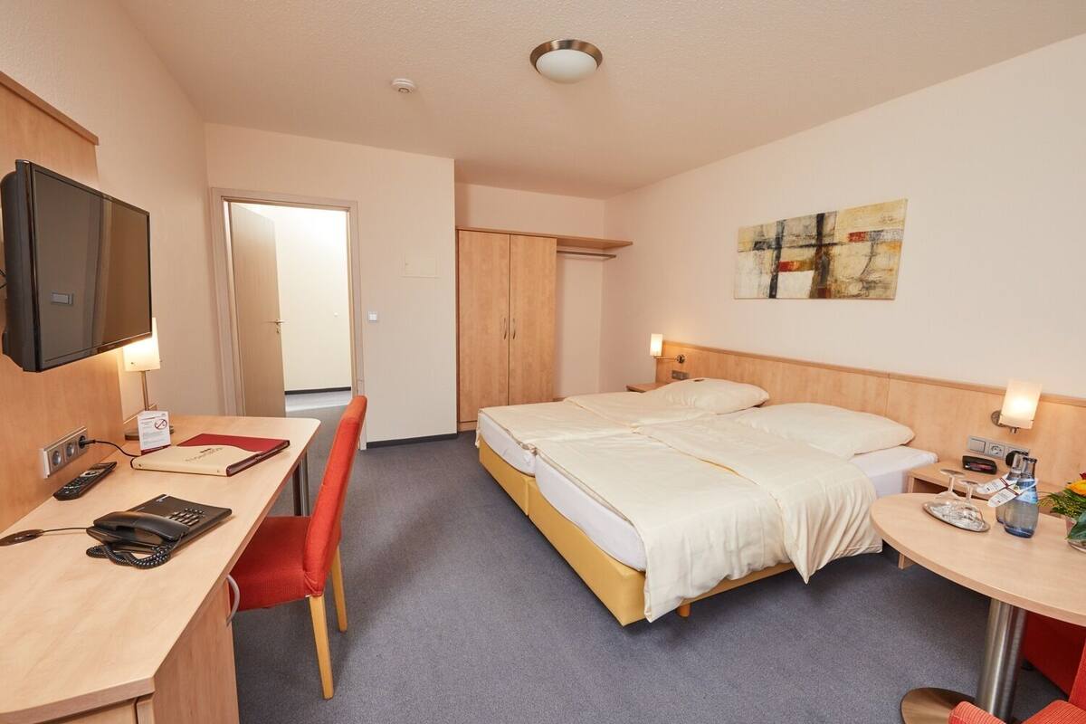 Comfort Double Room | Desk, laptop workspace, soundproofing, iron/ironing board (on request)