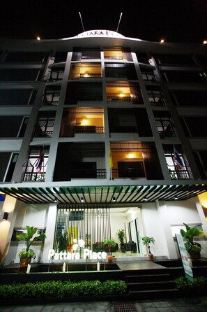 Front of property - evening/night - Pattara Place (Chiang Mai)