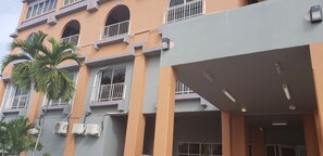 Overnatningsstedets facade