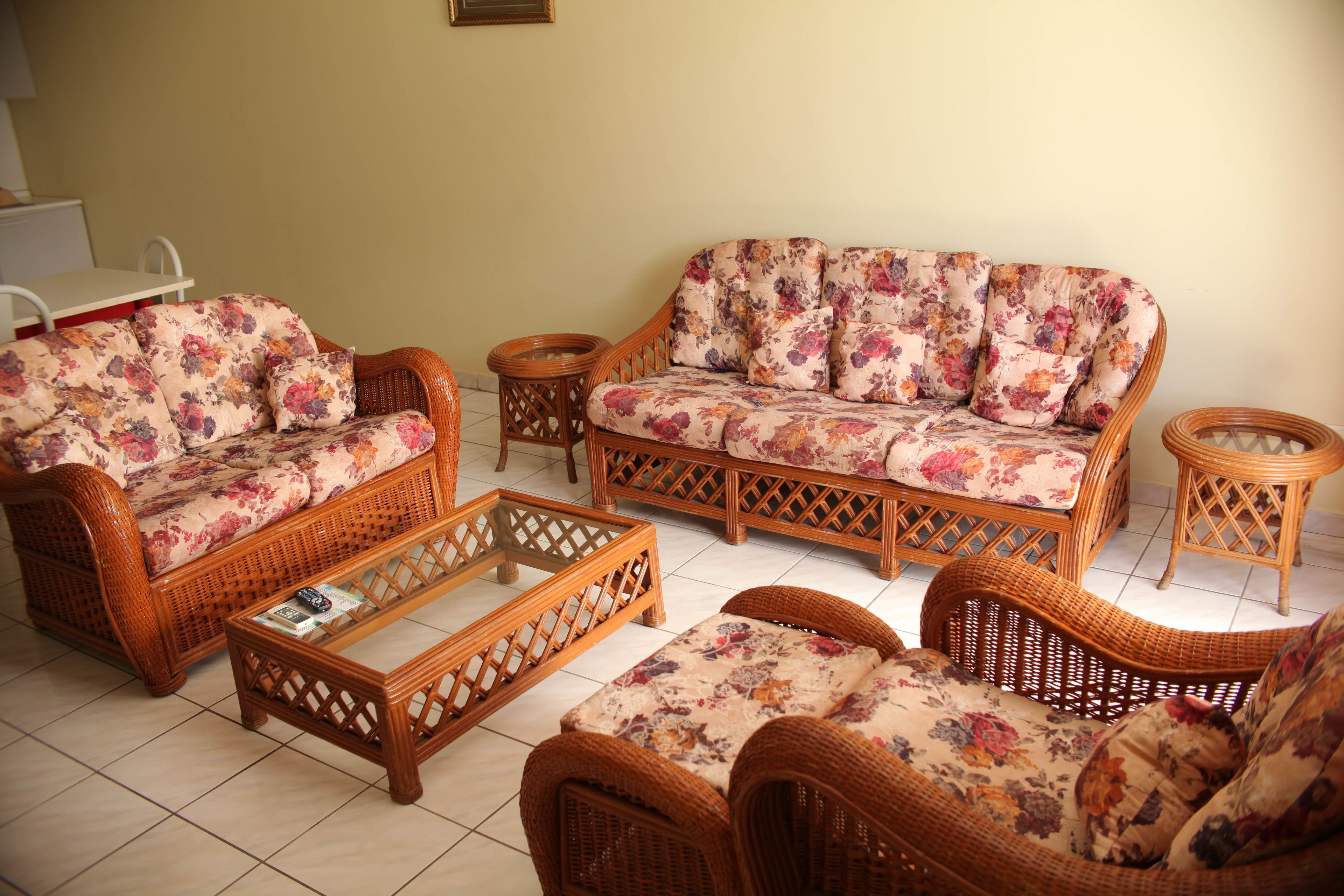 standard room, 2 double beds | living room | tv