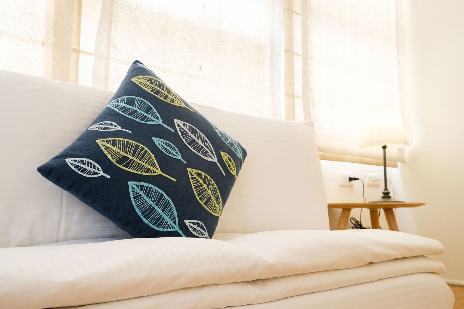 Literie de qualité, couette en duvet, décor unique, ameublement unique