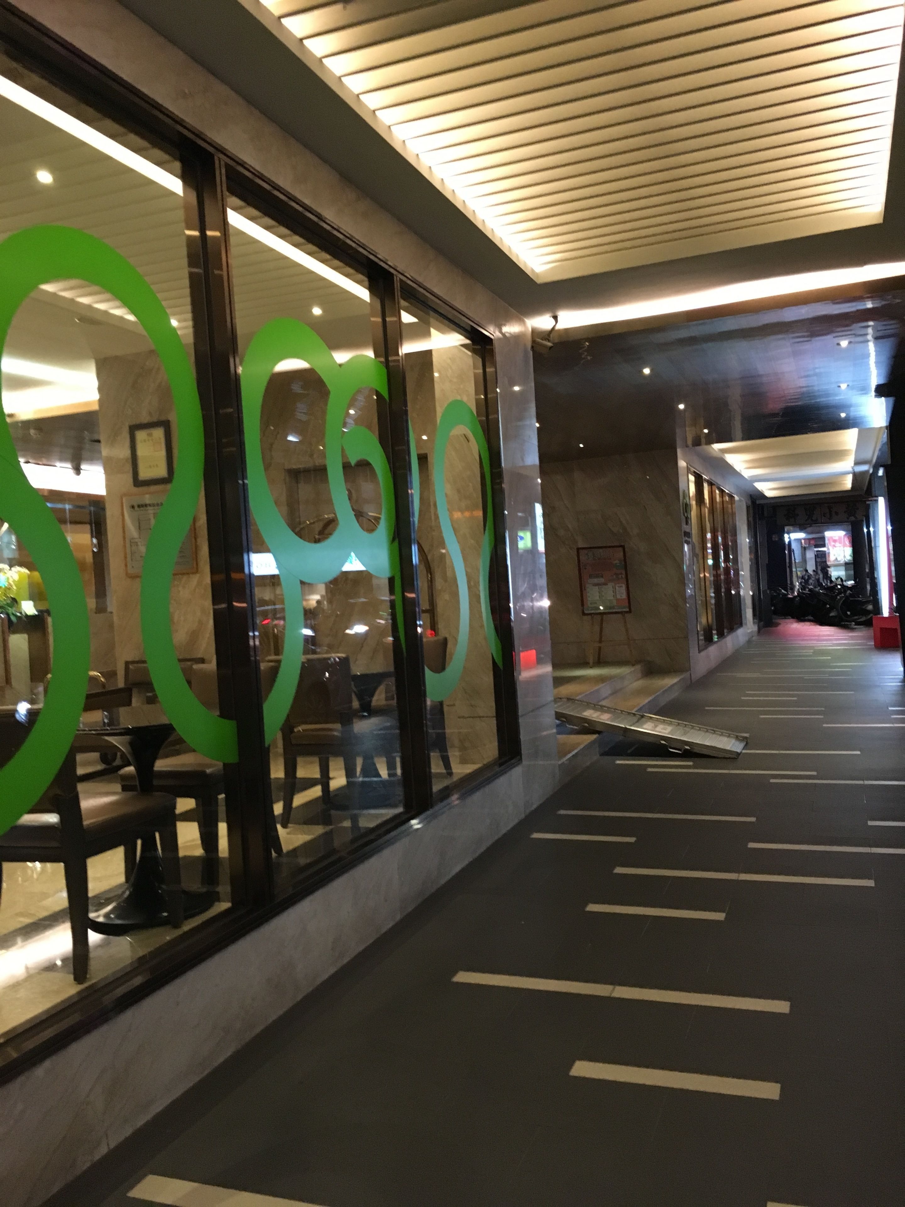 front of property – evening/night